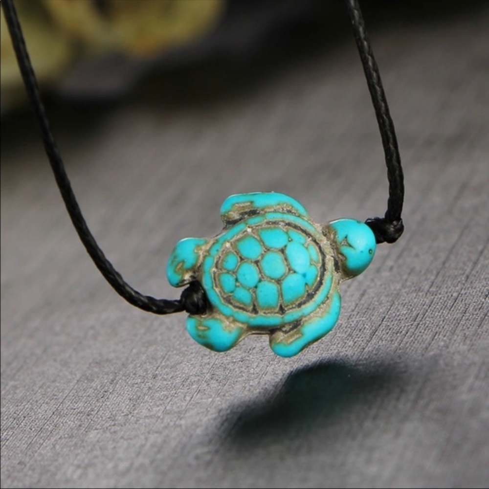 Vintage Turtle Anklet - Picture 3 of 4